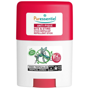 PURESSENTIEL Anti-Pique Stick Répulsif Zone Tropicale 20 ml