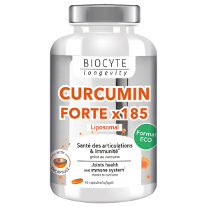 BIOCYTE Longevity Curcumin Forte x185 90 Capsules