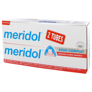 MERIDOL Dentifrice Soin Complet Gencives & Dents Sensibles 2 x 75 ml