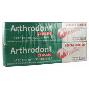 ARTHRODONT Classic Pâte Dentifrice Gingivale Lot de 2 x 75 ml