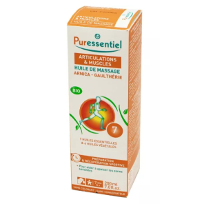 PURESSENTIEL Articulations et Muscles Huile de Massage Bio 200ml