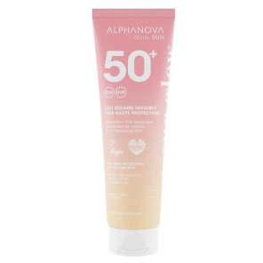 ALPHANOVA DAILY SUN Lait Solaire Invisible Très Haute Protection Sun Glow SPF50+ 150ml