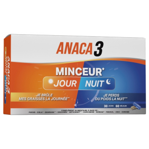 ANACA3 Minceur Jour/Nuit 60 Gélules