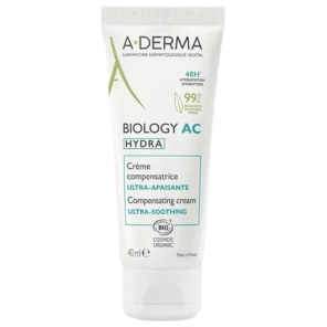 A-DERMA Biology AC Hydra Crème Compensatrice Ultra-Apaisante Bio 40 ml