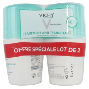 VICHY Déodorant Anti-Transpirant Bille 48H 2x50ML