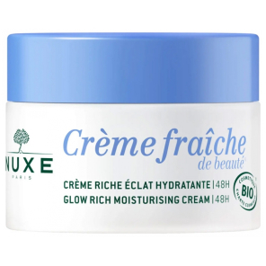 NUXE Crème Fraîche de Beauté Crème Riche Éclat Hydratante 48H Bio 50 ml