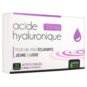 Santé verte acide hyaluronique 200mg 30 comprimés