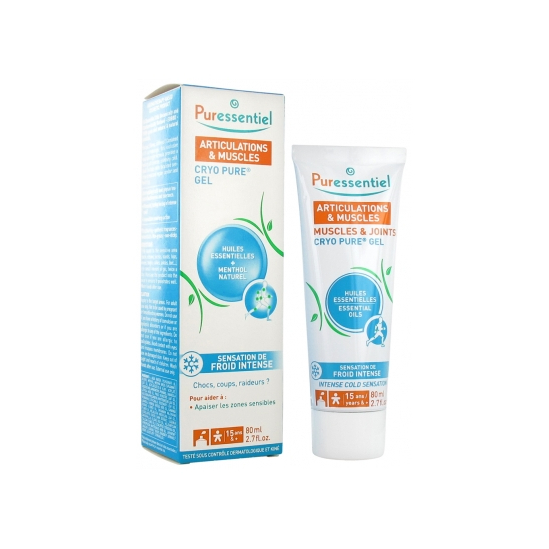 Puressentiel Articulations et muscles cryo pure gel 80ml