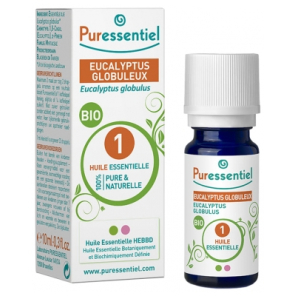 PURESSENTIEL Huile Essentielle d'Eucalyptus Globuleux Bio 10Ml