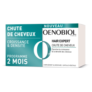 OENOBIOL HAIR EXPERT Chute de Cheveux 2x60 capsules