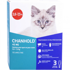 CLEMENT THEKAN Chanhold 45MG Chat 2.6-7.5KG 3x0.75ML