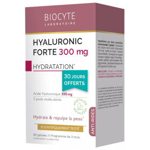 BIOCYTE Hyaluronic Forte 300 mg Anti-Âge 90 Gélules