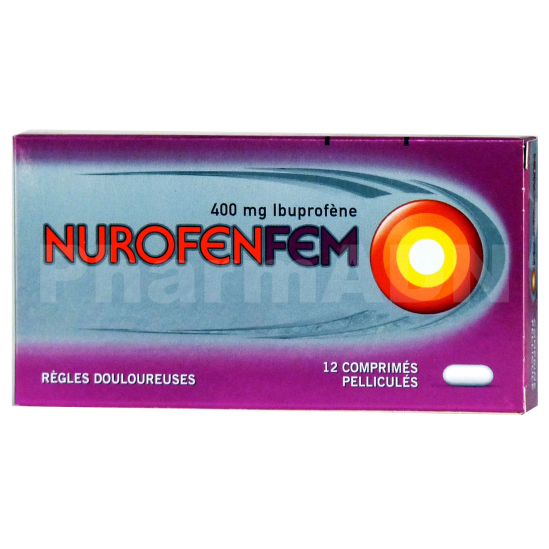 NUROFENFEM 400MG Comprimés boite de 12