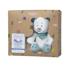 MUSTELA Coffret Soin Bébé Eau Parfumé avec Peluche