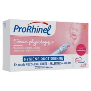 PRORHINEL Sérum Physiologique Doses boite de 30