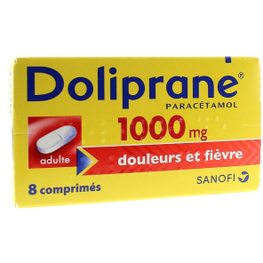 Doliprane 1g 8 comprimés