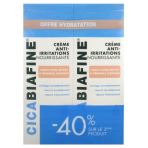 CICABIAFINE Crème Anti-irritations Nourrissante 2x200ML