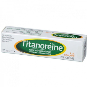 Titanoréïne à la lidocaïne 20g