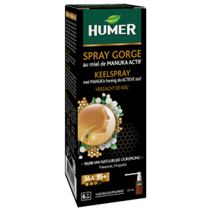 HUMER Spray Gorge au Miel de Manuka Actif 20ml