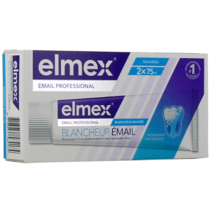 ELMEX Dentifrice Blancheur Email 2x75ml