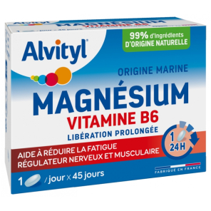 ALVITYL Magnésium Vitamine B6 45 Comprimés