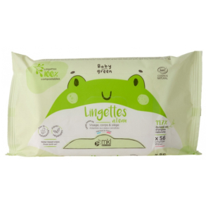 MKL Baby Green Lingettes à l'Eau Bio 56 lingettes