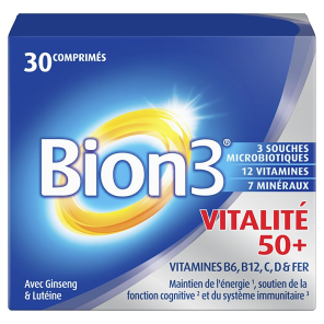 BION 3 Vitalité 50+ Comprimés boite de 30