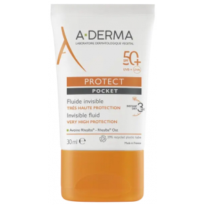 A-DERMA Protect Pocket Fluide Invisible Très Haute Protection 30 ml