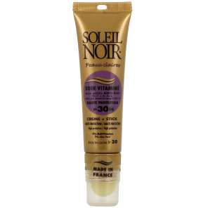 SOLEIL NOIR Soin Vitaminé Crème SPF30 20 ml + Stick SPF30 2 g