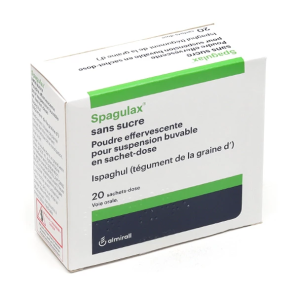 SPAGULAX Sans Sucre Poudre Effervescente Pour Suspension Buvable Sachets-Doses boite de 20
