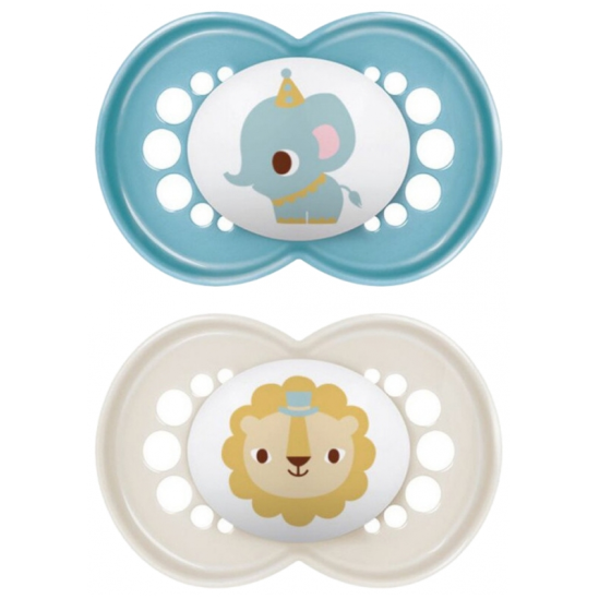 MAM 2 Sucettes Original Animaux 18 Mois et +