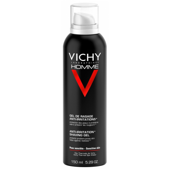 Vichy Homme Gel De Rasage - Anti-Irritations mousse à raser 150ml