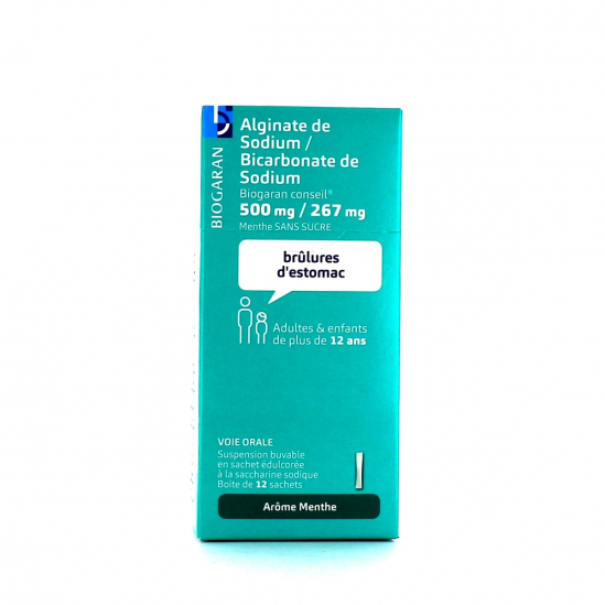 ALGINATE/BICARB NA BGC BUV BTE 12