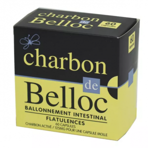 BELLOC Charbon Capsules boite de 60