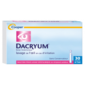DACRYUM Solution pour Lavage Ophtalmique Doses boite de 30