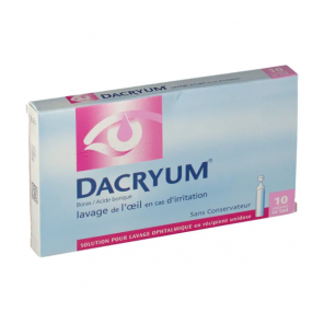 DACRYUM SOL LAVAGE DOSES BTE 10