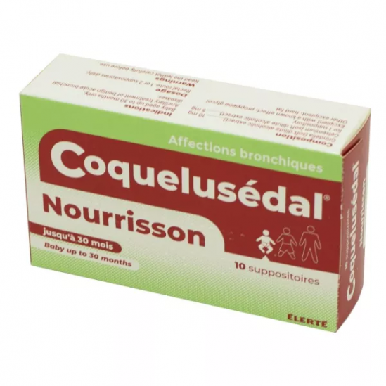 Coquelusedal suppositoire nourrissons 10 suppositoires