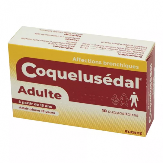 COQUELUSEDAL SUPPO ADULTE BTE 10