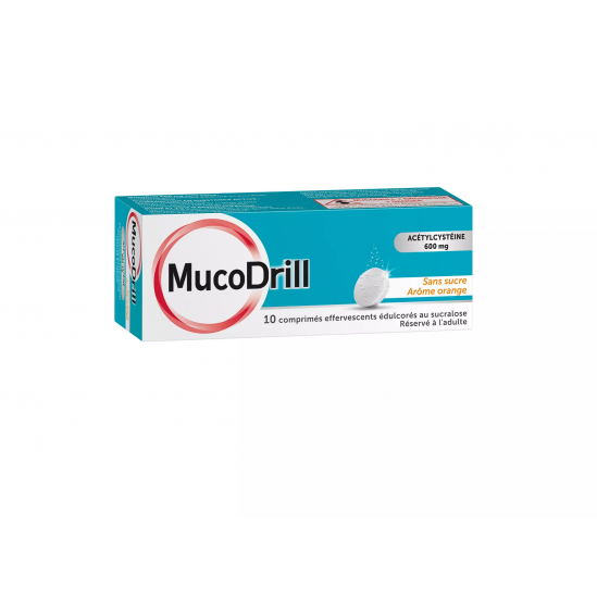 MUCODRILL 600MG CPR EFF BTE 10