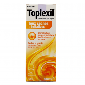 TOPLEXIL Sirop Toux Sèches et Irritatives 150ML