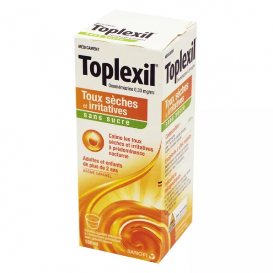 Toplexil 0,33 Mg/Ml Sans Sucre Solution Buvable 150ml