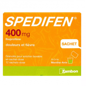 Spedifen 400mg granulés pour solution buvable 12 sachets doses