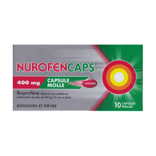 Nurofencaps 400 mg 10 capsules
