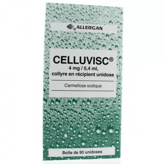 Celluvisc 4mg/ 0,4ml collyre 90 unidoses