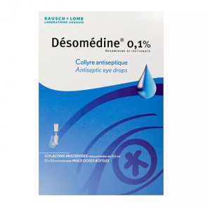 Desomedine 0,1% 10 collyres unidoses