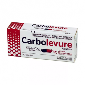 Carbolevure Adultes 30 gélules