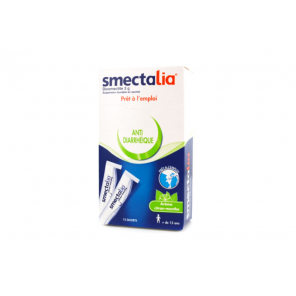SMECTALIA Suspension Buvable en Sachets Arôme Citron-Menthe boite de 12