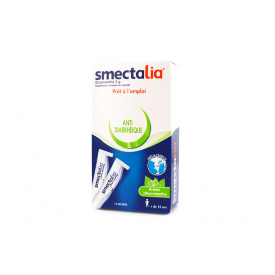 SMECTALIA STICK BUV CITRON/MENTHE BTE 12
