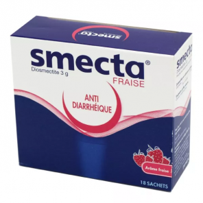 SMECTA Anti-Diarrhéique Arôme FRAISE Sachet boite de 18